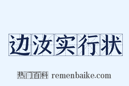 边汝实行状是什么意思的图片